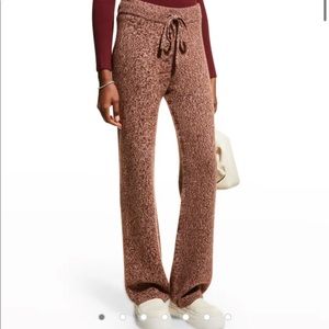 Monrow Marled wide leg lounge pant